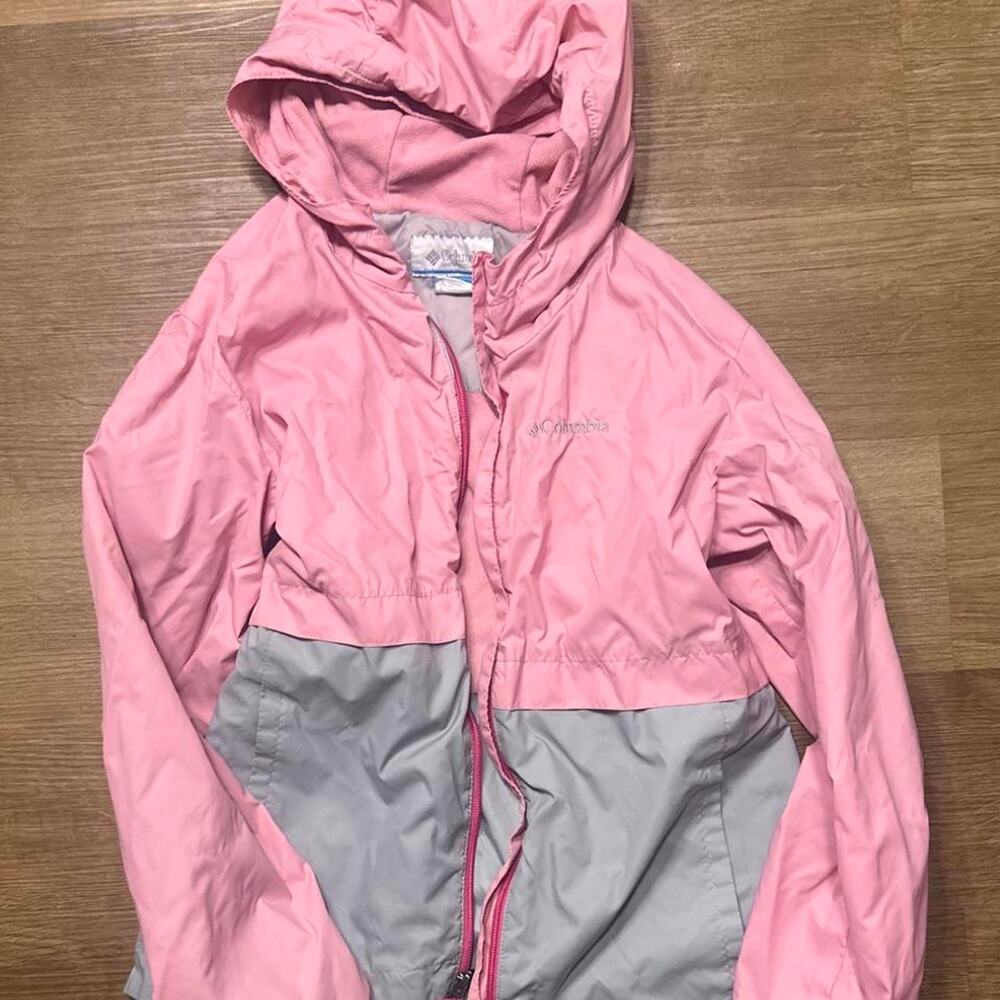Columbia pink and gray color blocked